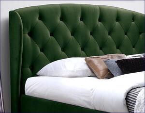 Łóżko podwójne Dizer - zielony