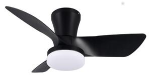 Czarna lampa sufitowa LED Randers – Reality