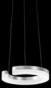BLUNDER nowoczesna lampa wisząca fi 30cm chrom LED 11,5W 3000K MD1202214-1A
