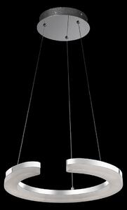 BLUNDER nowoczesna lampa wisząca fi 45cm chrom LED 24W 3000K MD1202214-1B
