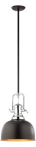 LAREDO lampa wisząca retro czarna z chromem 1xE27 MA04431CB-001