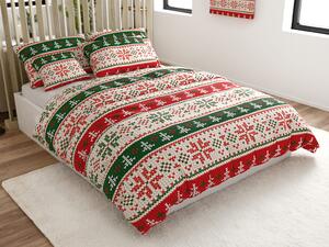 Pościel z mikrofibry FROSTED CHRISTMAS kolorowa Rozmiar pościeli: 70 x 90 cm | 140 x 220 cm