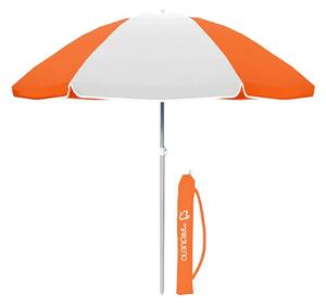 Parasol ogrodowy Marbueno w kolorze pomarańczowym, średnica 180 cm