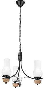 Brilagi Brilagi - Żyrandol na łańcuchu COTTAGE 3xE14/40W/230V buk/biały BG1520B