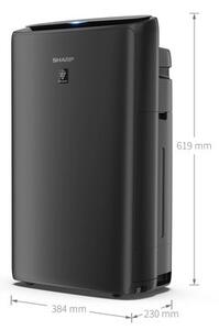 Oczyszczacz powietrza SHARP Plasmacluster UA-KIN42E-H Czarny Wi‑Fi