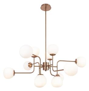 Maytoni Maytoni MOD221PL-12G - Żyrandol na drążku ERICH 12xE14/40W/230V miedziany W4515