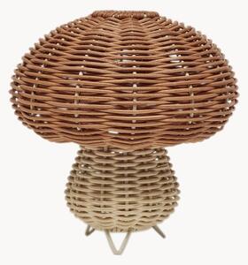 Ręcznie wykonana lampa stołowa z rattanu Mushroom