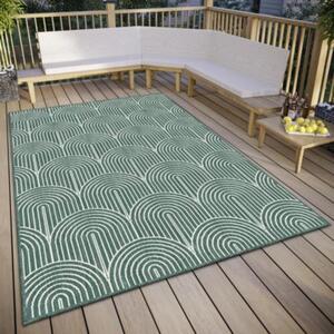 Zielony dywan odpowiedni na zewnątrz 160x230 cm Pangli Green – Hanse Home