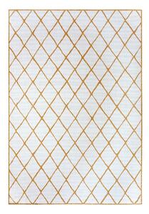 Żółto-biały dywan odpowiedni na zewnątrz 80x150 cm Malaga – NORTHRUGS