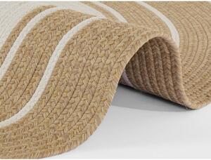 Okrągły dywan odpowiedni na zewnątrz w kolorze naturalnym ø 150 cm – NORTHRUGS