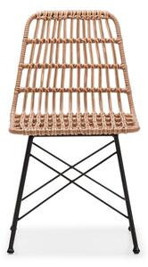 Zestaw 2 krzeseł ogrodowych ze sztucznego rattanu Bonami Essentials Gabriela