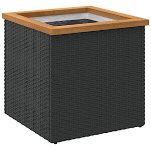 Elegancka czarna donica ogrodowa A3-D61