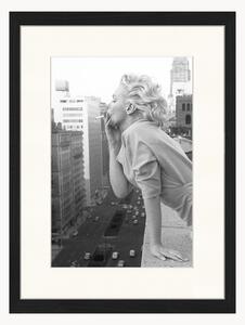 Oprawiony druk cyfrowy Marilyn At The Ambassador Hotel New York