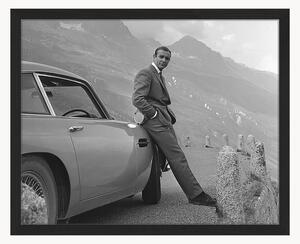 Oprawiony druk cyfrowy Sean Connery (James Bond)