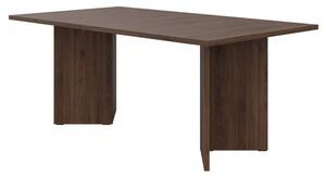 MebleMWM Nowoczesny stół rozkładany FORM | 100/188 cm | Orzech Okapi