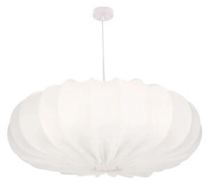 Nowoczesna lampa wisząca z abażurem w kolorze latte W5-E40