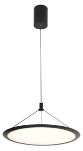 CABRAS lampa wisząca czarna okrągła LED 30W CCT PND-02123-BK