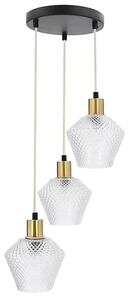 Nowoczesna lampa wisząca z trzema punktami światła - 18X połysk D272 W4-A81