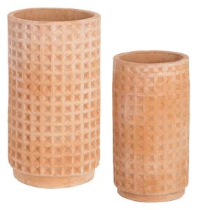 Zestaw 2 terakotowych doniczek Kave Home Celi