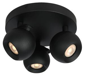 LAFIN lampa sufitowa czarna ze spotami 3xGU10 regulowana SPL-45379-3R-BK
