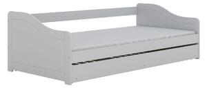 Podwójne łóżko z barierką i 2 materacami 90x200 P8-B12