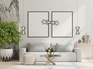 SANKE lampa wisząca druciana czarna LED 15W 3000K PND-63849-4-BK