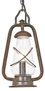 Zewnętrzna Lampa Elstead, MINERS, antyczny mosiądz, metal, nowoczesny