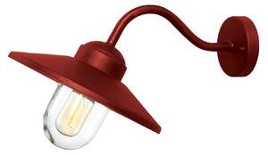 Zewnętrzna Lampa Elstead, Klampenborg, ściemnialny, czerwony, taras, stal szlachetna, dworkowy | rustykalny