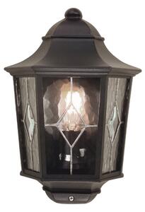Zewnętrzna Lampa Elstead, Norfolk, ściemnialny, czarny, metal, antyczny