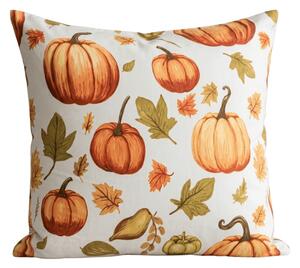 Poszewka na poduszkę z mikrofibry AUTUMN PUMPKINS 45x45 cm, kolorowy