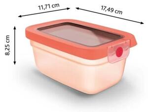 Pojemnik na żywność TEFAL OneClick N1210510 0.75 L Pomarańczowy
