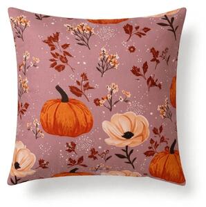 Poszewka na poduszkę z mikrofibry PUMPKINS ROSAVIE 45x45 cm, brudny róż