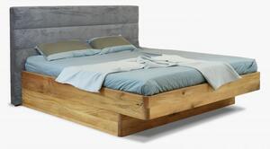 Łóżko drewniane z pojemnikiem 180 x 200 cm, Klaudia