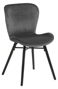 Krzesło Batilda VIC Dark grey tapicerowane