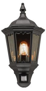 Zewnętrzna Lampa Elstead, Medstead, czarny, metal, antyczny