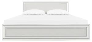 Klasyczne łóżko ze stelażem 160x200 fineline crema H6-D98