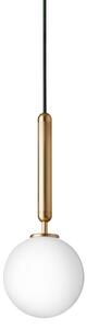 Lampa Wisząca Nuura Aps, Miira 1, ściemnialny, złoty | mosiężny, salon, szkło, design