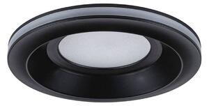 Paulmann Oprawa wpuszczana LED Sormus, czarna, średnica 10 cm, IP65, zestaw 3 Sormus, czarny, łazienka, tworzywo sztuczne, nowoczesny