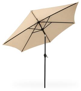 Parasol ogrodowy ORIENT z regulacj nachylenia w kolorze beowym 270x270x235 cm