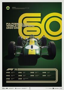 Druk artystyczny Formula 1 Decades - 60's Lotus