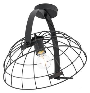 Przemysłowa lampa sufitowa czarna 35 cm regulowana - Hanze Oswietlenie wewnetrzne