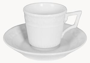 Komplet filiżanek do espresso ze spodkiem Kurland, 2 elem