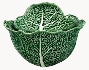 Ręcznie malowana misa z pokrywką Cabbage
