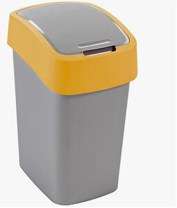 Kosz na śmieci Curver Flip Bin 25L, żółty