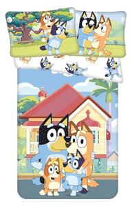 Bawełniana pościel dziecięca do łóżeczka 100x135 cm Bluey – Jerry Fabrics
