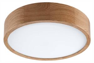 Lampa sufitowa Caspian Envostar, możliwość ściemniania, jasne drewno, łazienka, drewno