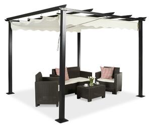 Pergola tarasowa wolnostojąca Teneryfa 3 x 3m kremowa Garden Point