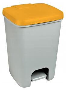 Kosz na śmieci Curver Essentials 20L, żółty
