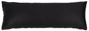 Poszewka na Poduszkę relaksacyjną Mąż zastępczy satyna czarny, 50 x 150 cm
