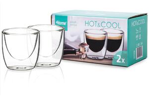 Szklanka termiczna do espresso Hot&Cool 80 ml, 2 szt